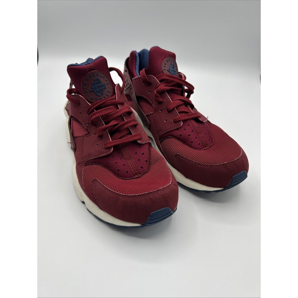 Nike Air Huarache Sneakers 318429-608 Men's 12 Run Burgundy Running Shoes NICE!